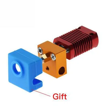 

5* Extruder Aluminum Block Heating Tube Set Kit For 3D Printer MK8 Ender-3 CR10