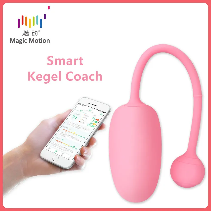 Magic Motion Kegel Master Ball Wireless Vibrator APP Remote Control Smart Vagina Tighten Training Ben Wa Ball Sex Toy for Woman