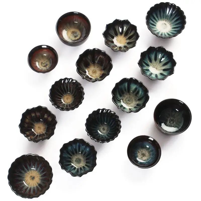 

Ceramics Teacups Chinese Ceramic Master Cups Blue And White Kung Fu Teacups Small Porcelain Tea Bowl Tea Cup Tea Set Accessories