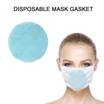 

Three Layers Non-woven Breathable Disposable Mask Gasket Round/Rectangular 5Pcs/10Pcs