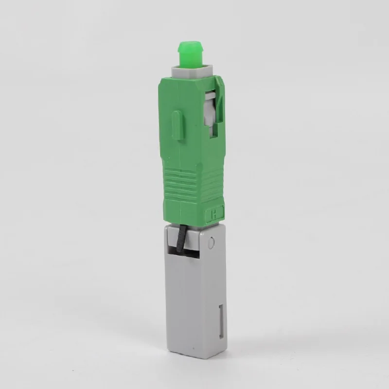

ZHWCOMM 100PCS/Bag SC APC-1803 Optical Fiber Fast Connector SC Embedded Fiber Fast Connector FTTH Quick Assembly Connector