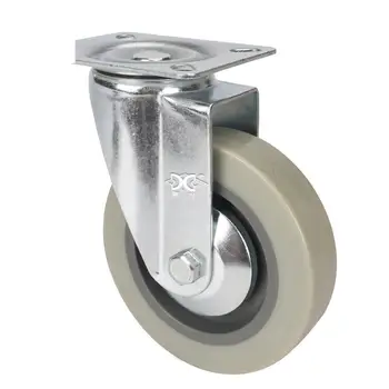 

Light Caster 4-inch Pvc Universal Wheel Dining Cart Shopping Plastic