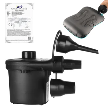 

General AC Electric Air Pump Home Inflate Deflate For Air Mattress Air Bed 100-240V US/EU Socket Small Durable Air Pump Hot