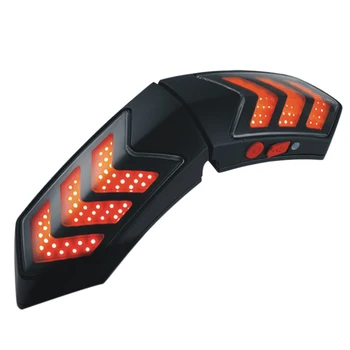 

Waterproof ABS Indicators Night Driving Helmet Light Safety Turn Signal Warning Wireless Smart Motorcycle Led Accessories Brake