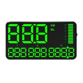 

C90 Car HUD Head Up Display GPS Speedometer Speed Display KM/H MPH For Car Bike Motorcycle GPS Overspeed Alarm