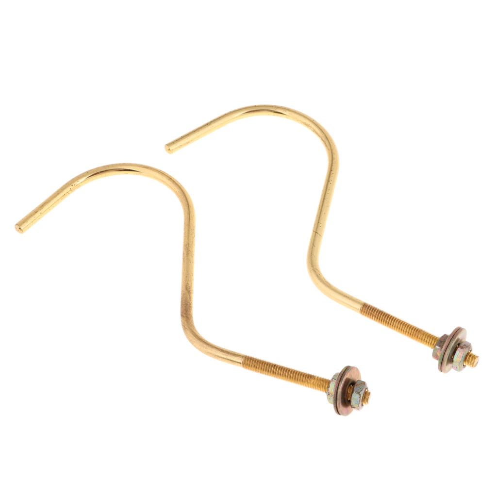 2 Pieces Pool Table Brass Hook Snooker Pool Bridge Cue Stick Rack 2 Pieces Pool Table Brass Hook Snooker Pool Bridge Cue Stick Rack