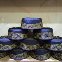 Мусульманский мужской бутик головной убор с вышивкой мусульманская мужская шляпа платье женское шляпа