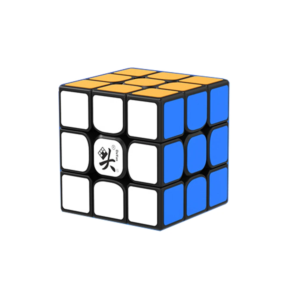 IQ-Cubes DaYan GuHong V3 Магнитный 3x3 куб высокоскоростной куб головоломка магический Профессиональный обучающий развивающий куб Magicos детские игрушки - Цвет: Magnetic Black