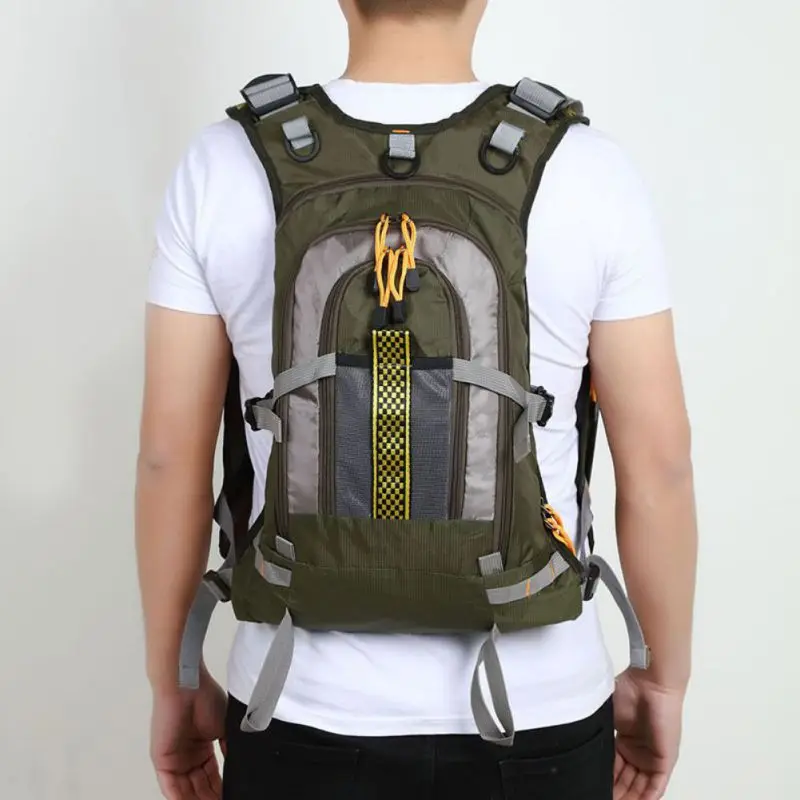 

Outdoor Sport FishingBackpack Male Multi-pocket Adjustable Mesh Vest For Fishing Hunting Camping Vest