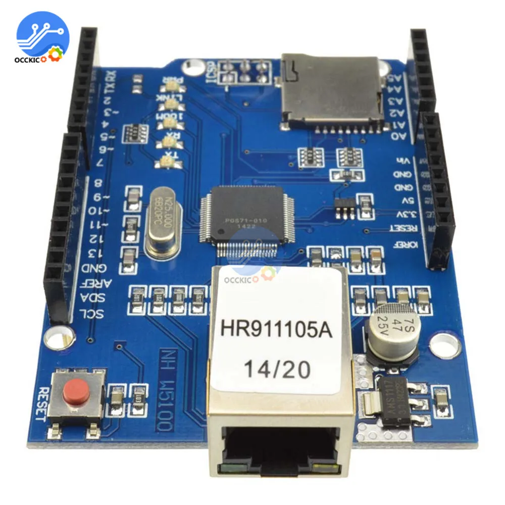 Сетевая плата расширения Ethernet Shield W5100 Mega 2560 R3 для Arduino UNO Mega2560 новинка|board for arduino|board