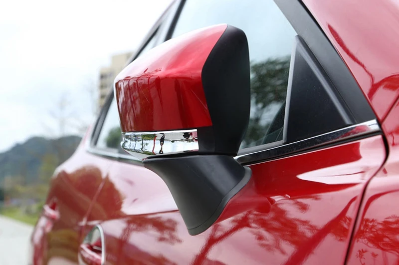 Подходит для мазда6 Atenza 3rd Gen 2013- автомобильный Стайлинг хром заднего вида Боковая дверь Зеркало полоса крышка отделка 2 шт. авто аксессуары