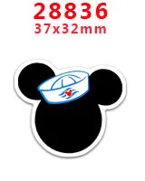 28836 Кабошоны 30 шт мультфильм плоское украшение из смолы pr 29413 - Цвет: 28836