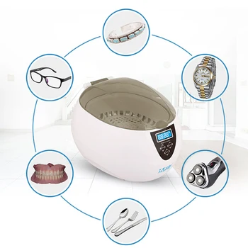 

220V Ultrasonic Cleaner Cleaning Machine 750ML Tank 42,000 Hz Wave for Eyeglasses Watch Ring Diamond Jewelry Eyeglasses Cleaner