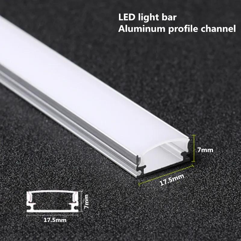 2-30pcs / lot 0.5m / pcs LED Aluminum profile for 5050 3528 5630 milky white LED strip/channel transparent cover 2-30pcs / lot 0.5m / pcs LED Aluminum profile for 5050 3528 5630 milky white LED strip/channel transparent cover
