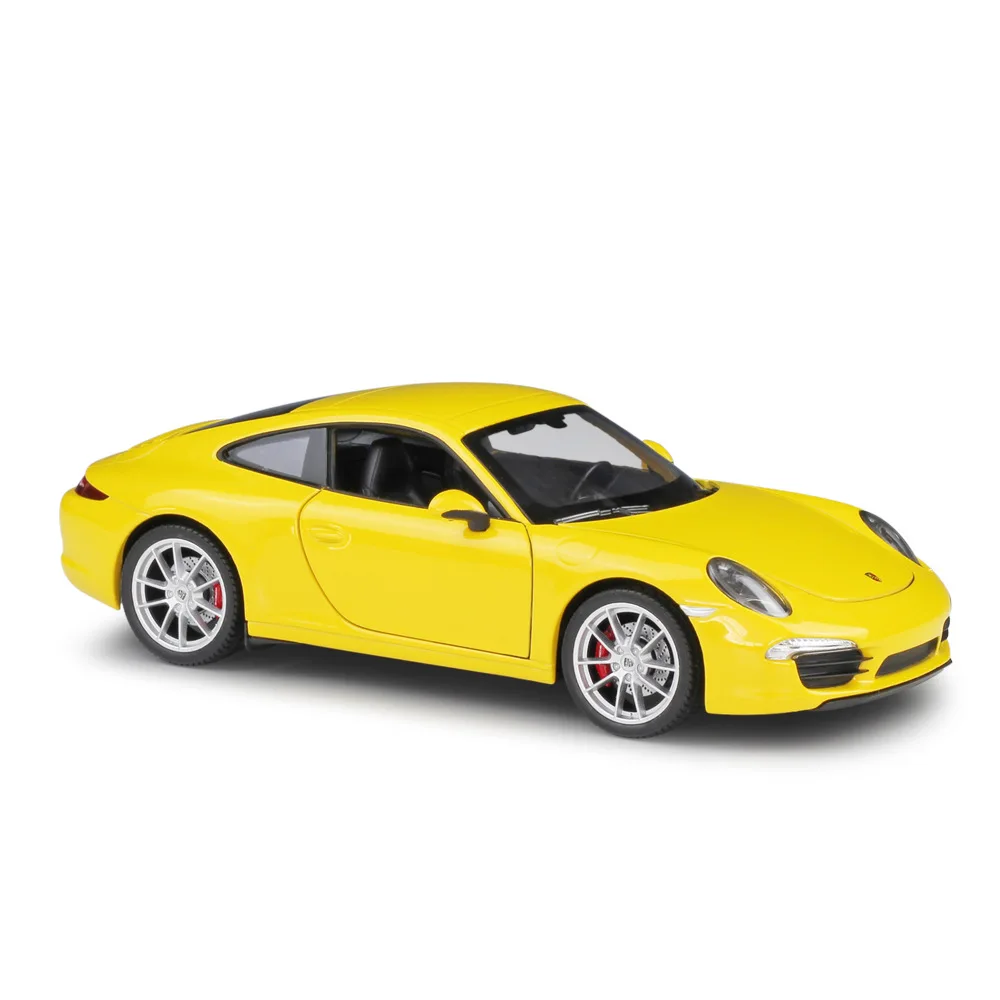 Автомобильный литой автомобиль WELLY модель 1:24 Porsche 911 Carrera S металлический гоночный