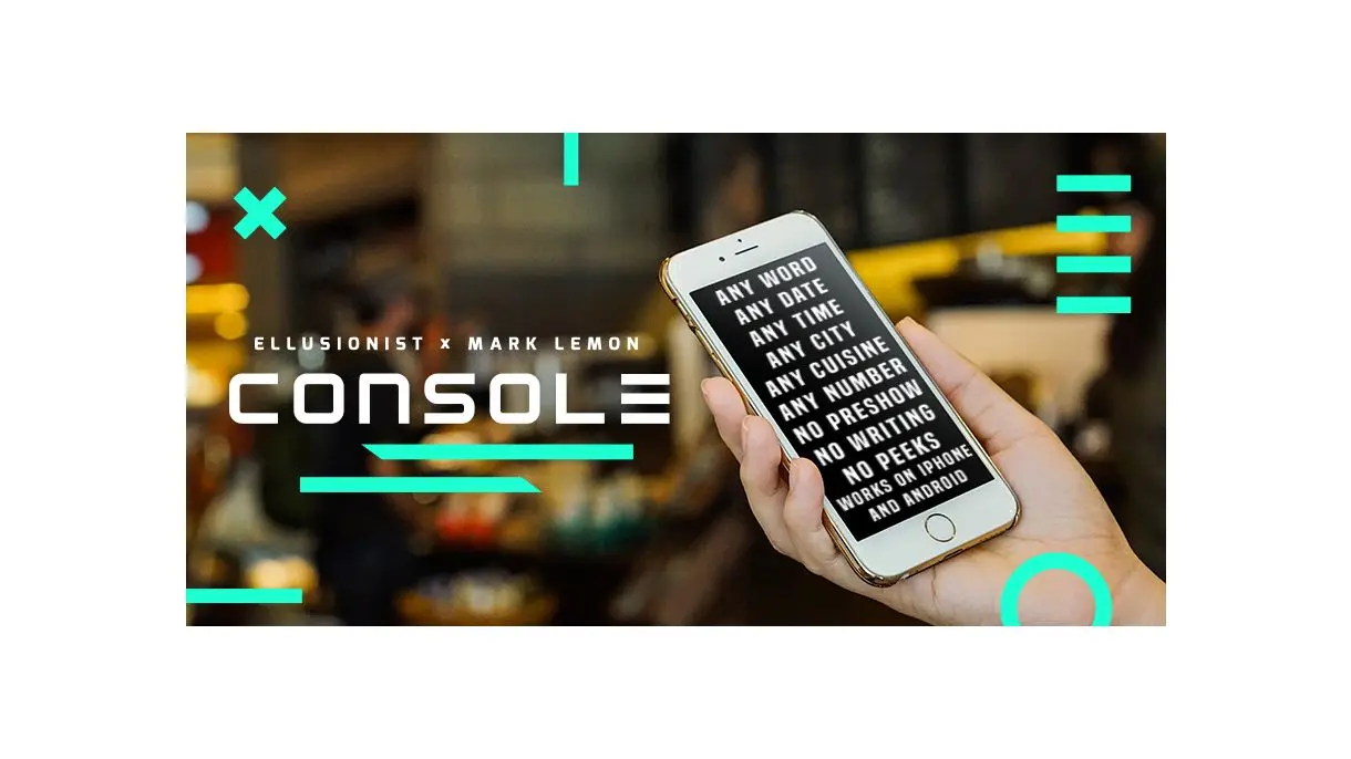 

2019 Console by Mark Lemon Magic Instructions Magic trick