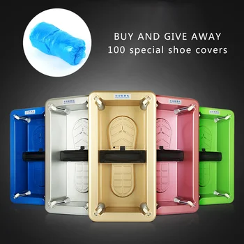 

Wonderlife Automatic Home Office Shoe Cover Machine Disposable Shoe Cover Wear Machine Give 100 Shoe Covers