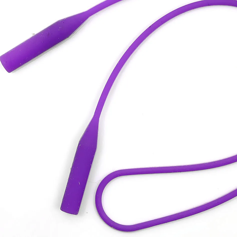 2pcs Silicone Sunglasses Holder Eyeglasses Strap Glasses Neck Cord String Reading Glasses Rope Anti-slip Eyewear