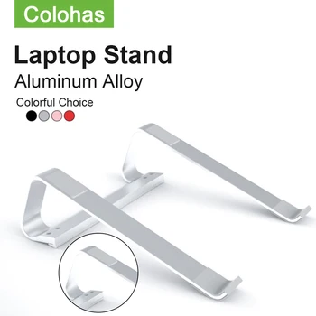 

Portable Aluminum Alloy Laptop Stand Adjustable Folding Support Notebook Stand For Macbook Pro Air Non-slip Cooling Bracket