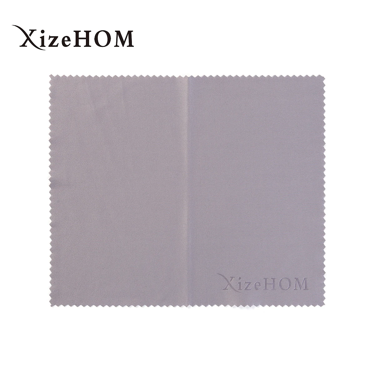 Xizehom (15*18Cm, 6 Stuks) 220gsm Zwart Brilpoetsdoekje Lens Microfiber Schoonmaakdoekje Individuele Verpakking Gratis Verzending