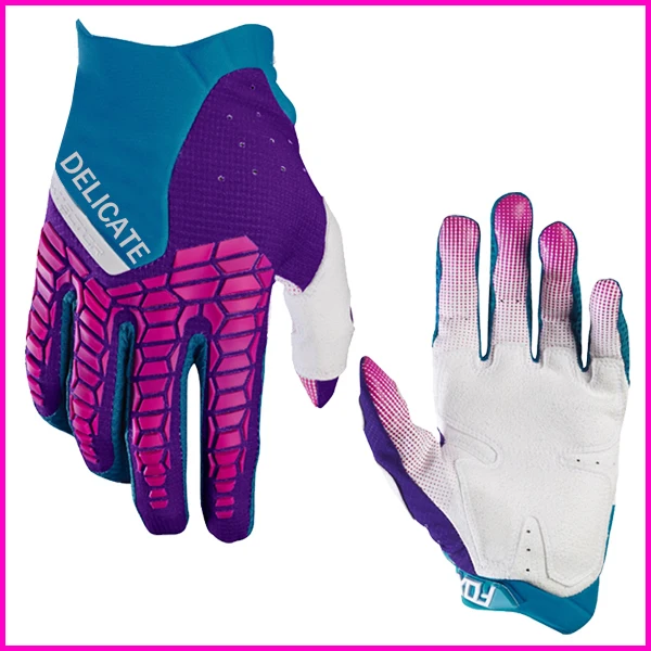 purple football gloves
