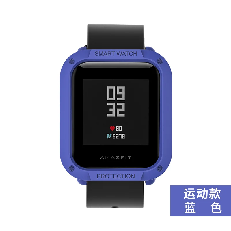 Для Amazfit Bip Чехлы умные часы протектор для Xiaomi mi Hua mi Amazfit Bip Молодежные Чехлы PC оболочка легкая цветная рамка