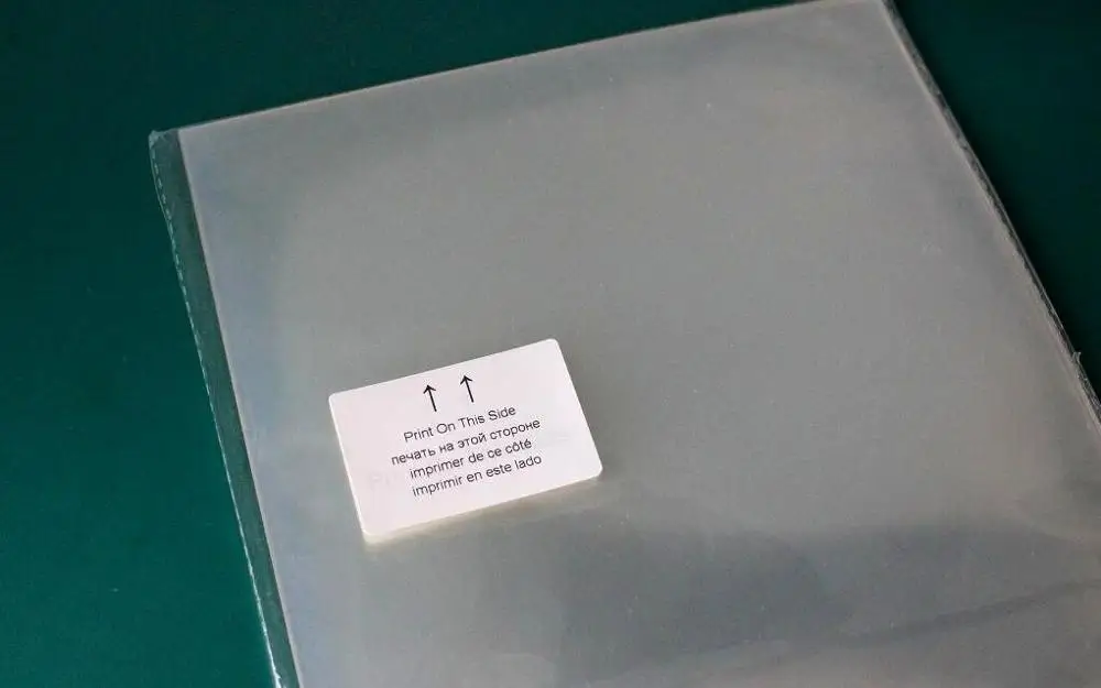 Hojas de acetato transparente de PVC, tamaño A4, para impresoras de  inyección de tinta, espesor de 100 micras