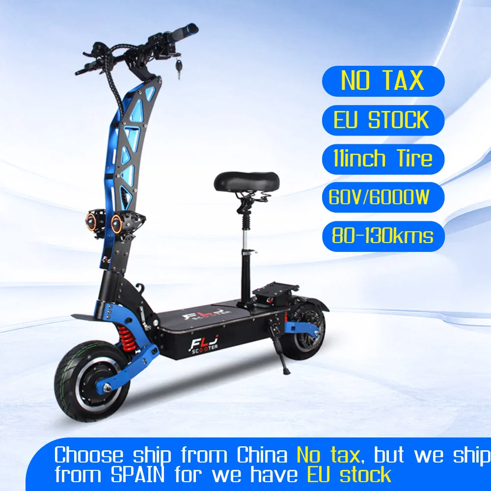FLJ 6000W Dual Motors Off Road Electric kickscooter