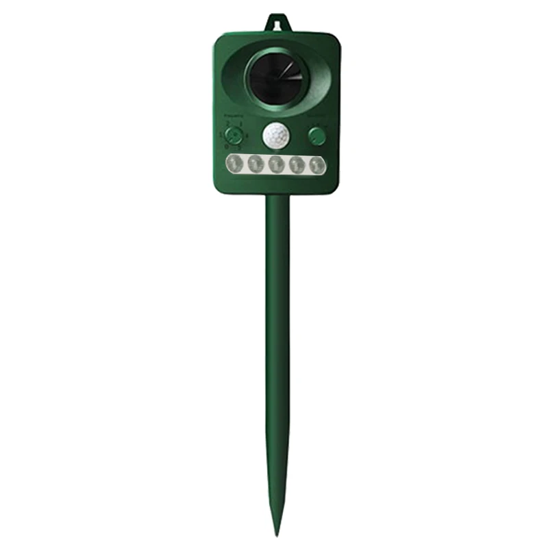 

Solar Powered Ultrasonic Outdoor Pest Animal Repeller Activated Repellent Pest Animal Control Rodent Garden Supplies