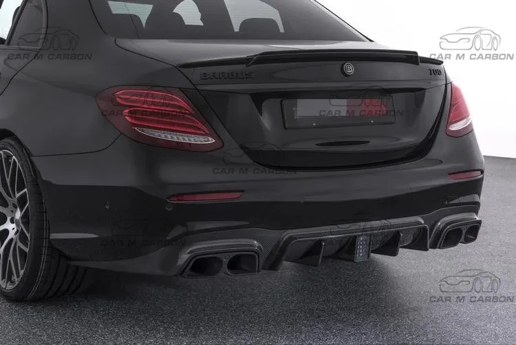 E CLASS W213 E63 карбоновый распылитель для W213 E63 B стиль задний спойлер из углеродного волокна