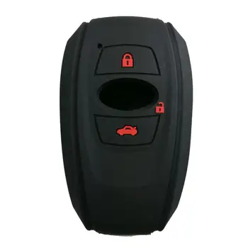 

Silicone Key Fob Remote Cover Case Keyless Holder Protector Jacket Shell for Subaru Brz Impreza Legacy Outback Forester XV Black