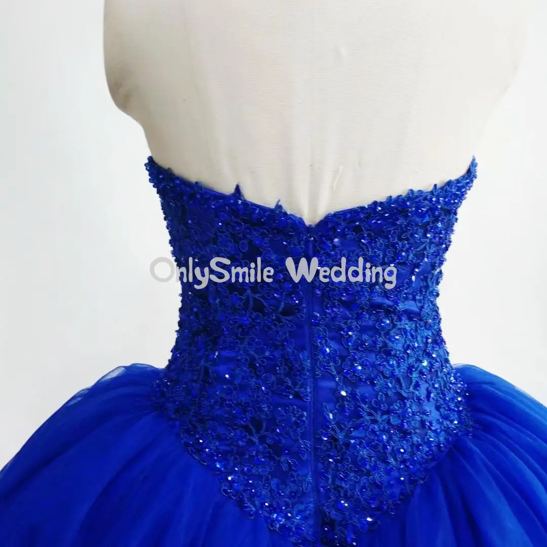 Onlysmile бальное платье для выпускного вечера платья королевский синий Милая vestido de festa длиной до пола с аппликацией саудовско-Аравийский Для женщин платье для выпускного вечера