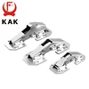 KAK 90 Degree Cabinet Hinges 3 Inch No-Drilling Hole Soft Close  Spring Hinge Cupboard Door Furniture Hardware With Screws ► Photo 1/6