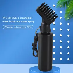 Plastic  Wearable Golf Club Dirt Remover Wet Brush Nylon Golf Squeeze Bottle Brush Detachable   for Club