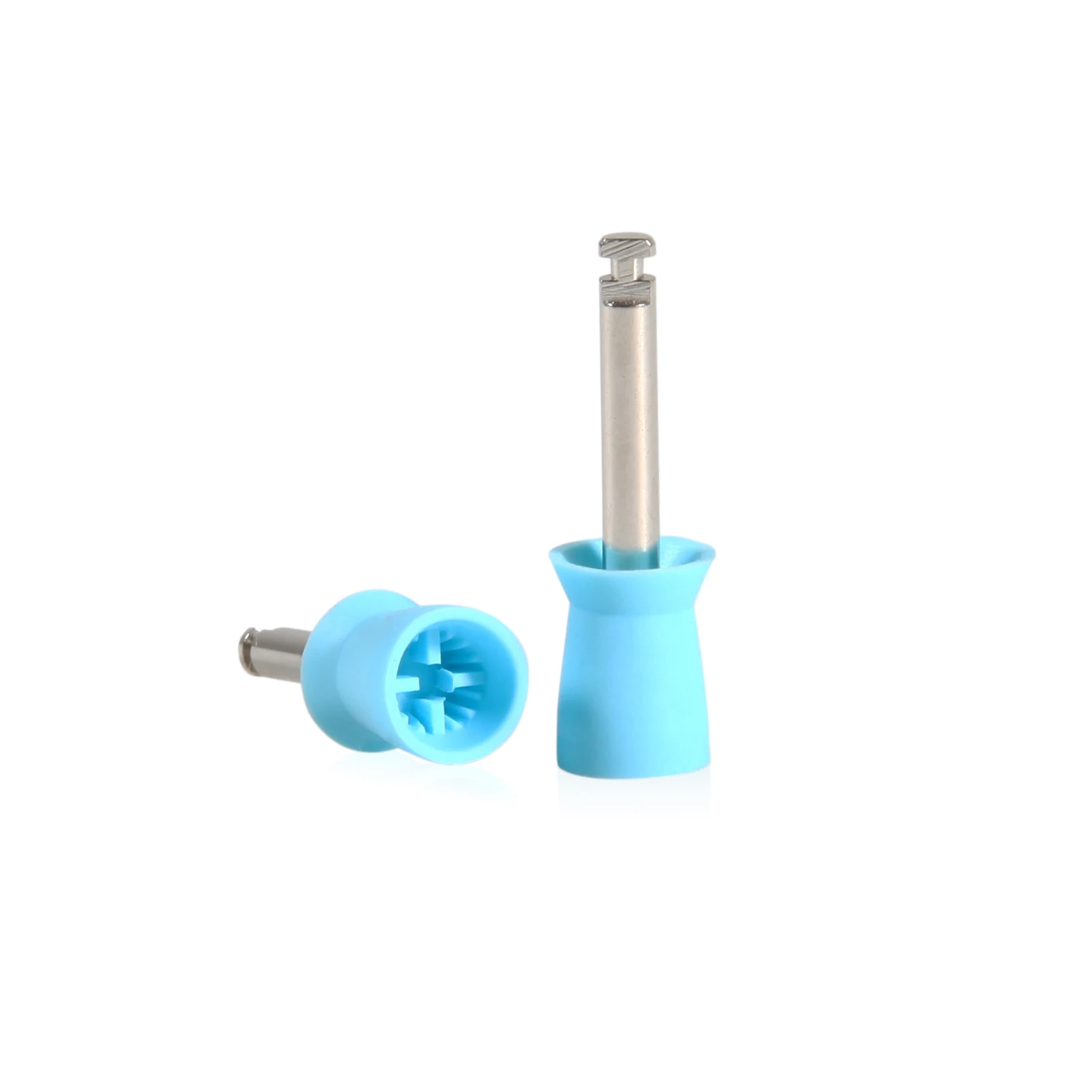 100Pcs/Box Dental Rubber Latch type Polishing Prophy Cups Soft Hard White Blue Green Mix Colorful Polish Disposable Cup Dentist