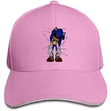 Sonic Hedgehog Хэллоуин Спортивная Кепка унисекс УФ-защита наружная бейсболка черная