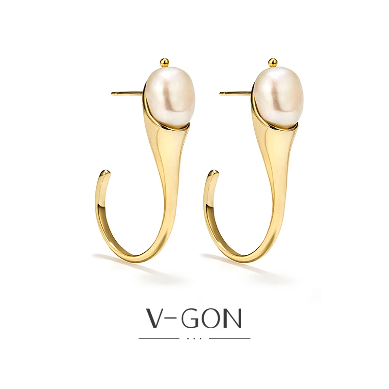 V-GON, модные серьги для женщин и девушек, ювелирное изделие, классическая ретро жемчужная серьга Brincos, длинные жемчужные серьги, рождественские подарки