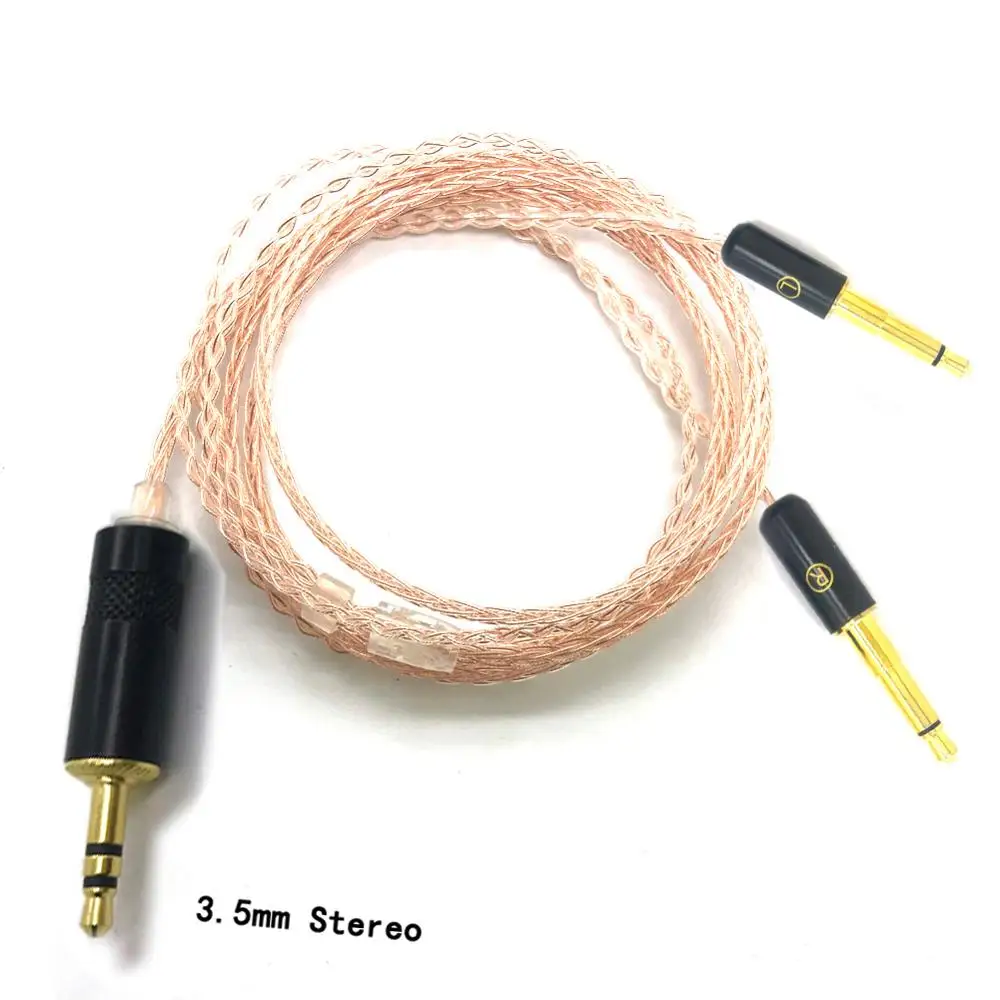 Thouliess 7n Single Crystal Copper Replacement Headphones Cable Audio Upgrade Cable for Meze 99 Classics Focal Elear Headphones