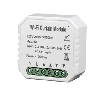 

For Tuya Smart Life WiFi Curtain Switch Module for Roller Shutter Blind Motor Smart Home Google Home Alexa Voice Control