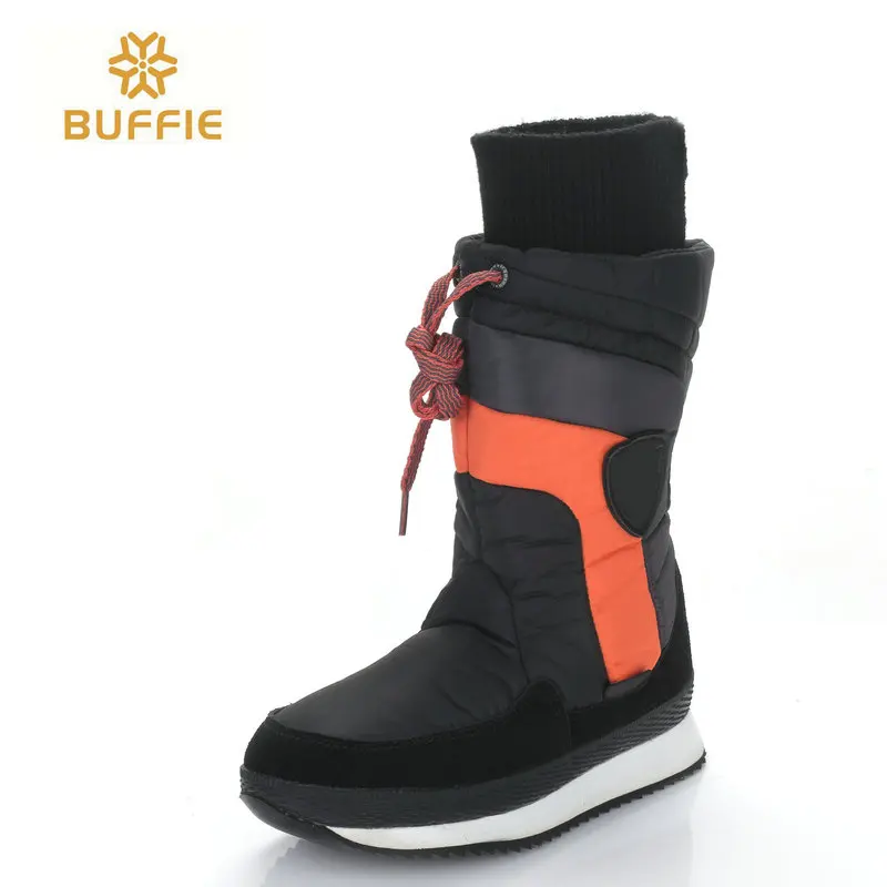 

BUFFIE 2019 Lady Shoes Boot Sock Membrane Waterproof Boots Warm Winter Boots Fashion Snow Boots Women Shoes JSH-M939