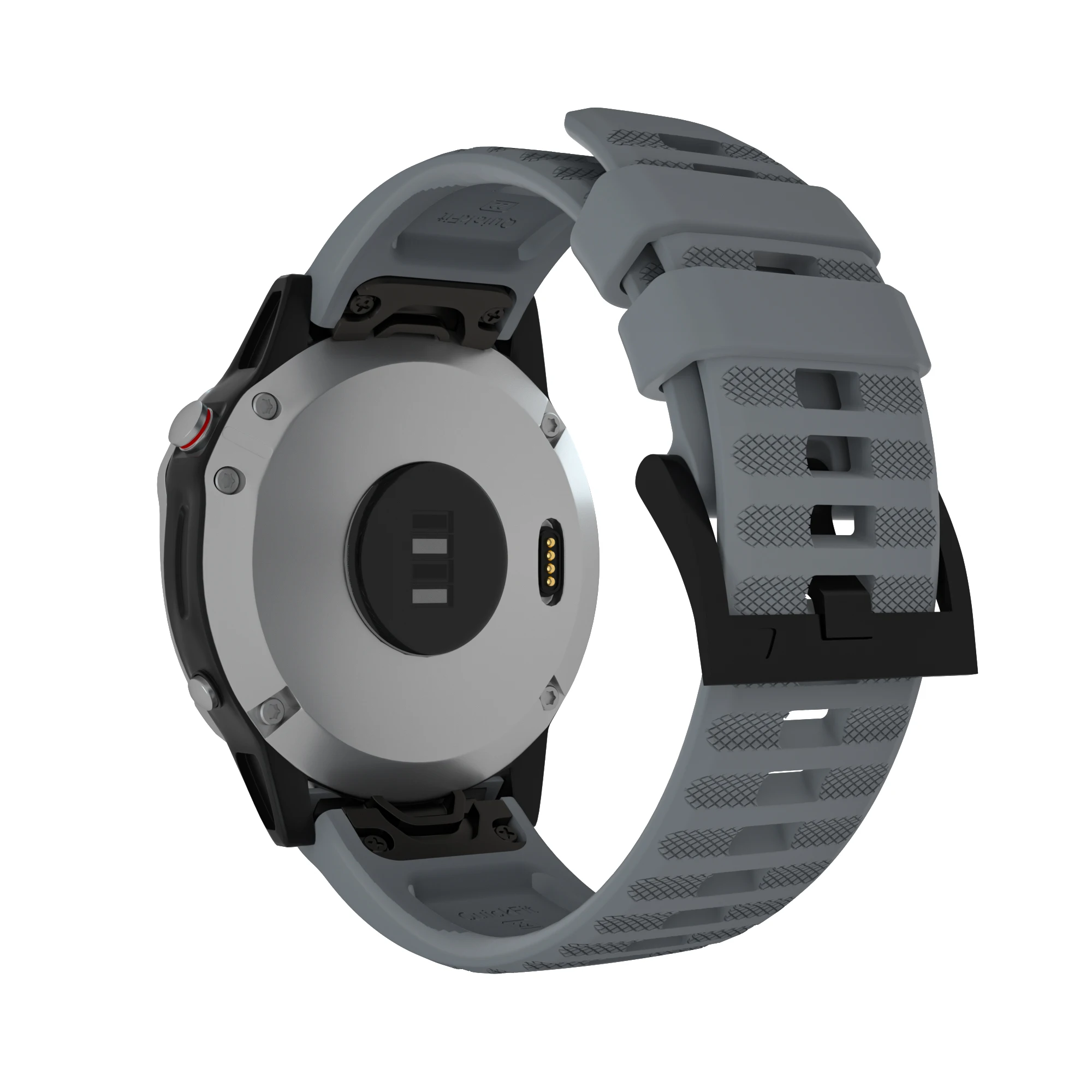 22 мм силиконовый ремешок для часов Ремешок для Garmin Fenix 6/6Pro/5/Forerunner 935 945 Смарт-часы браслет Спорт Correa для Instinct Band - Цвет: Gray