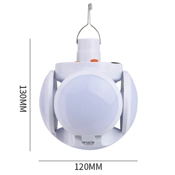 

Rechargeable LED Bulb Solar Powered Lamp 5 Modes Emergency Light Outdoor For Hotels, Night Markets, Camping, Outdoor Activities