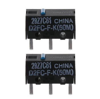 

2020 New 2Pcs D2FC-F-K (50m) Blue Dot Mouse Micro Switch