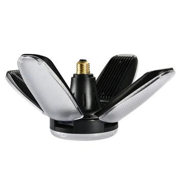 

Foldable Led Garage Light Deformation Flying Saucer Die Casting Model Home Light Tubes High-quality Durable Lights For E27/E26