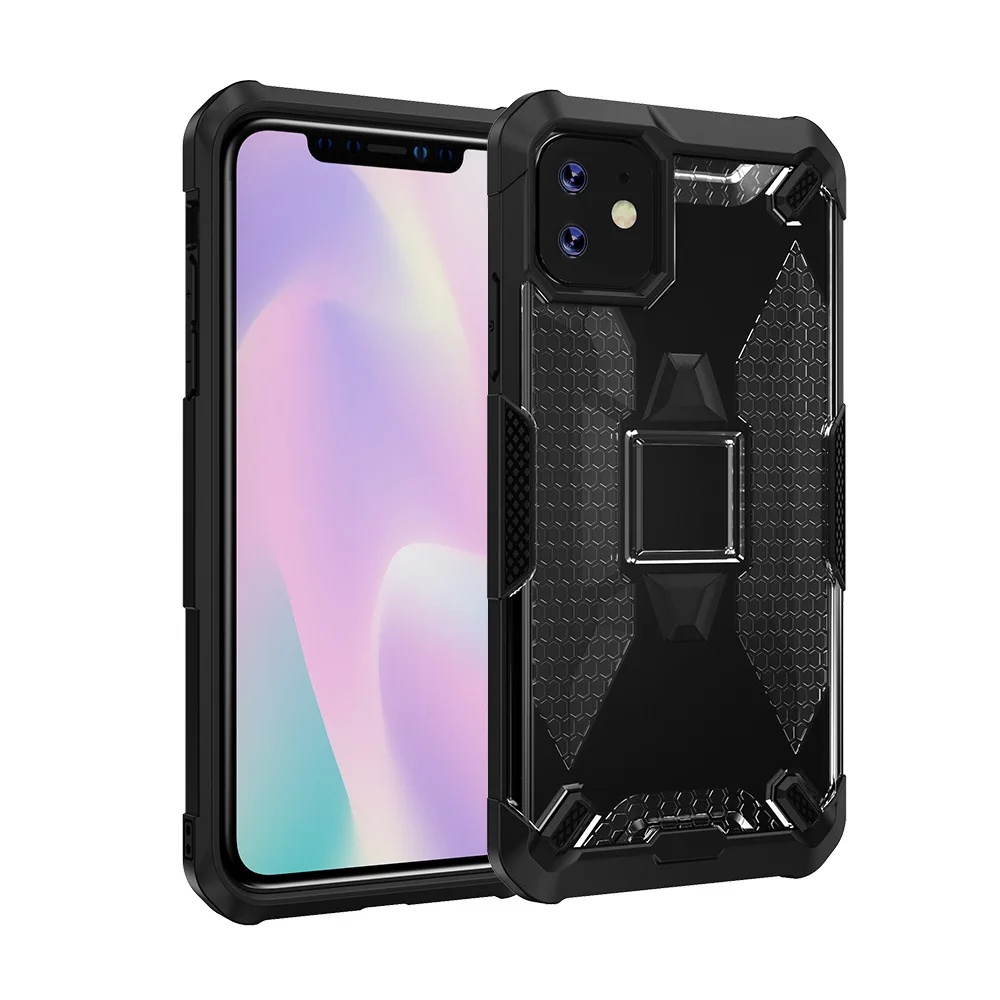

Applicable 2019 iPhone 11 6.1 Phone Case PC Triple Protection Case Apple New 6.1 Shatter-resistant Protective Case