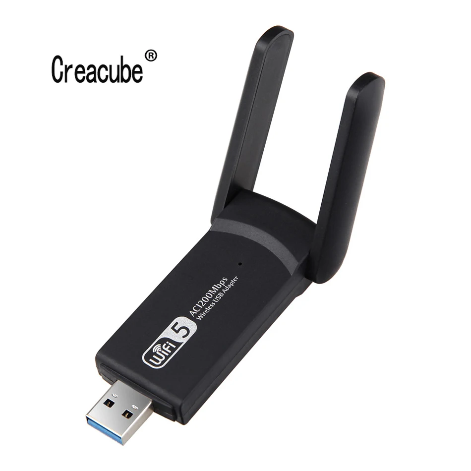 Creacube USB 3 0 AC 1200 м 1900 Wi-Fi адаптер Dual Band 5G 2 4G 802.11AC двойная антенна сетевой карты для