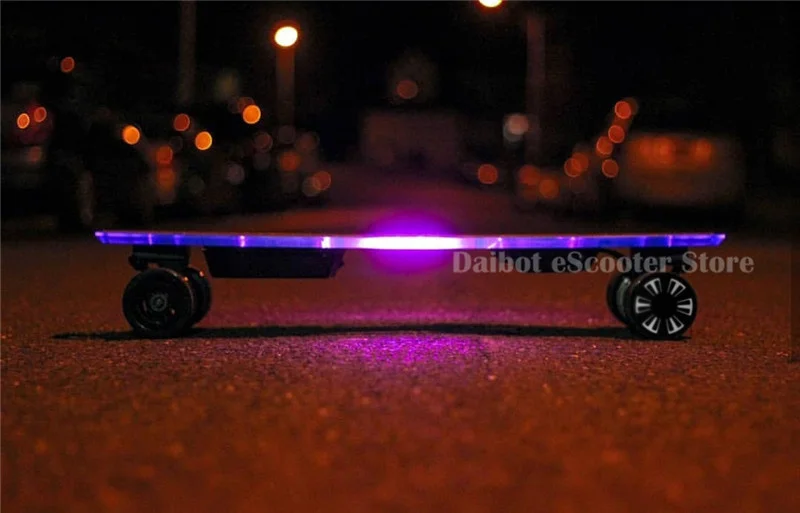 Daibot Electric Longboard Skateboard 4 Wheel Electric Scooters 300W2 36V Adult Powerful Electric Scooter With Colorful Lights  (2)