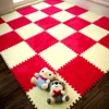 10/25 Pcs Foldable Carpets Living Room Plush Soft Climbing Cappet Rug Split Joint Bath Room Anti-skid Rugs Pink Shaggy Area Rug 2