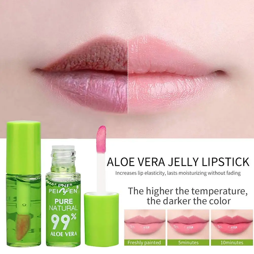 Lip Balm Lip Gloss Lip Makeup Lip Glaze Lip Tint Lip Oil Lip Stain Lip Lacquer Aloe Color Changing Lip Gloss Lasting Waterproof Moisturizing Liquid Lipstick Makeup Oil Care Beauty Cosmetic