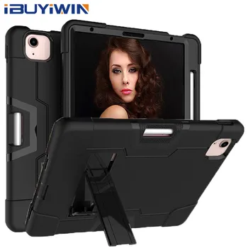 

Heavy Shockproof Silicone Case for iPad Air 4 2020 10.9" Tablet Funda Capa Cover With Pencil Holder For Kids